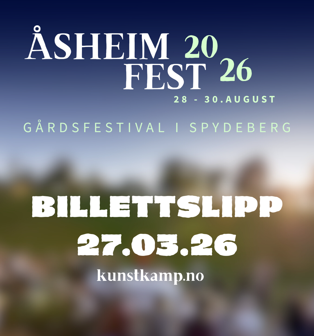 Billettslipp ÅsheimFEST